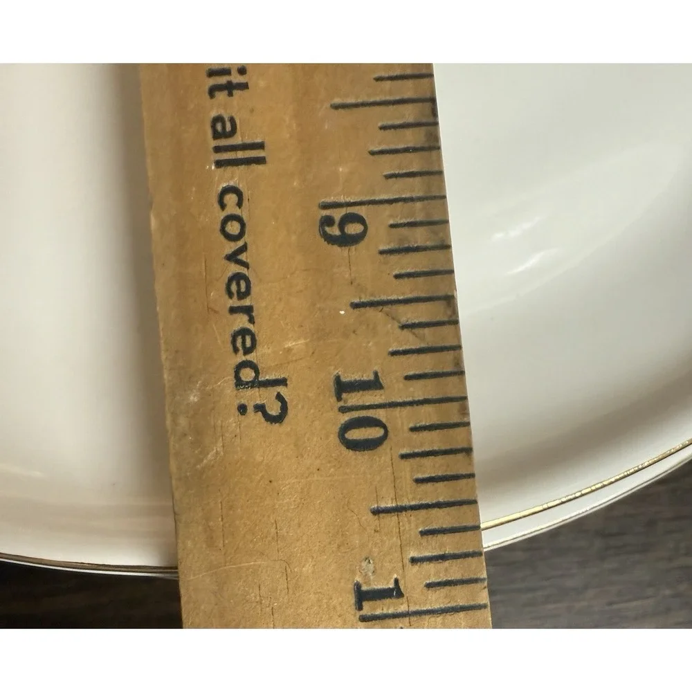 Pier 1 Imports White Dinner Plates And Small plates 8 Ea Dolomite Vintage Lovely